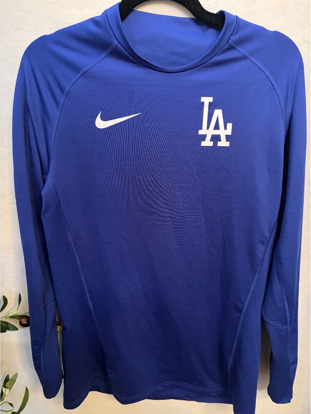 LA Dodgers Long Sleeve Performance Sweater Shirt
